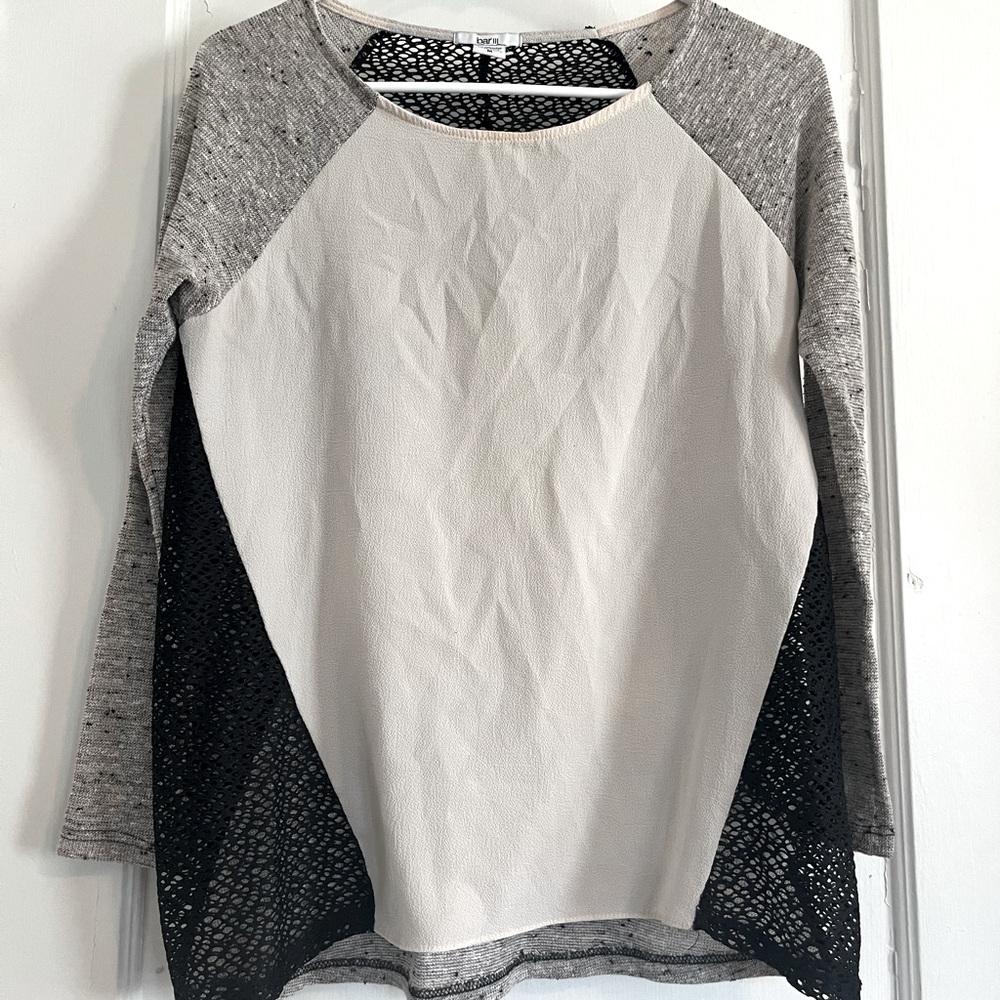 Cute! Business casual 3/4 sleeve top M
